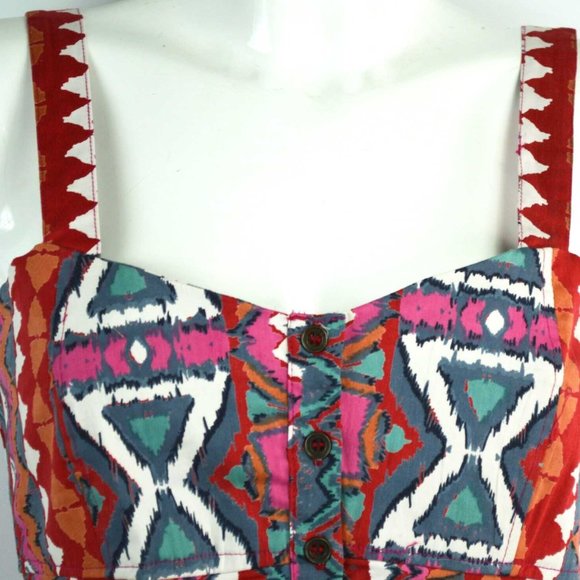 FULL TILT Corset Top Size LARGE L Multi Color Tank TILLY'S NWT - Picture 2 of 4